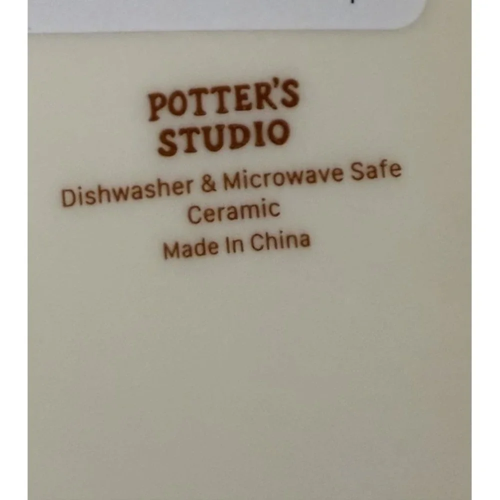 Set 4 Potter's Studio Fall Floral  8 1/2